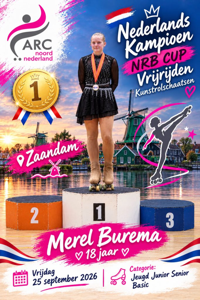 Merel Burema Nederlands Kampioen Vrijrijden